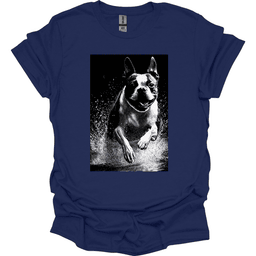 Boston Terrier Puddle Dog T Shirt Gift For Dog Lover