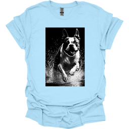 Boston Terrier Puddle Dog T Shirt Gift For Dog Lover