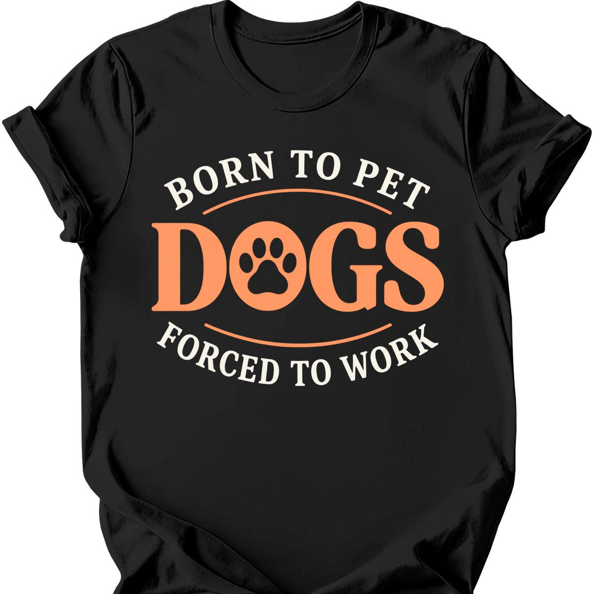 Born To Pet Dogs T Shirt Gift For Dog Lover