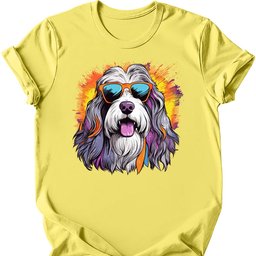 Bearded Collie Top Dog T Shirt Gift For Dog Lover