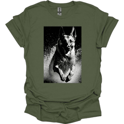 Belgian Malinois Puddle Dog T Shirt Gift For Dog Lover