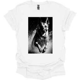 Belgian Malinois Puddle Dog T Shirt Gift For Dog Lover
