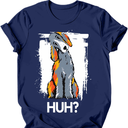 Bedlington Terrier Huh Dog T Shirt Gift For Dog Lover