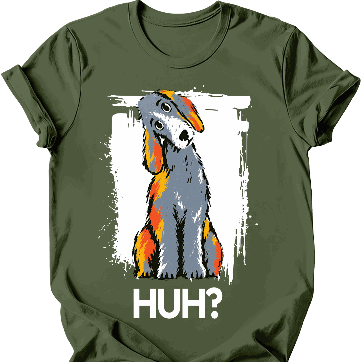 Bedlington Terrier Huh Dog T Shirt Gift For Dog Lover
