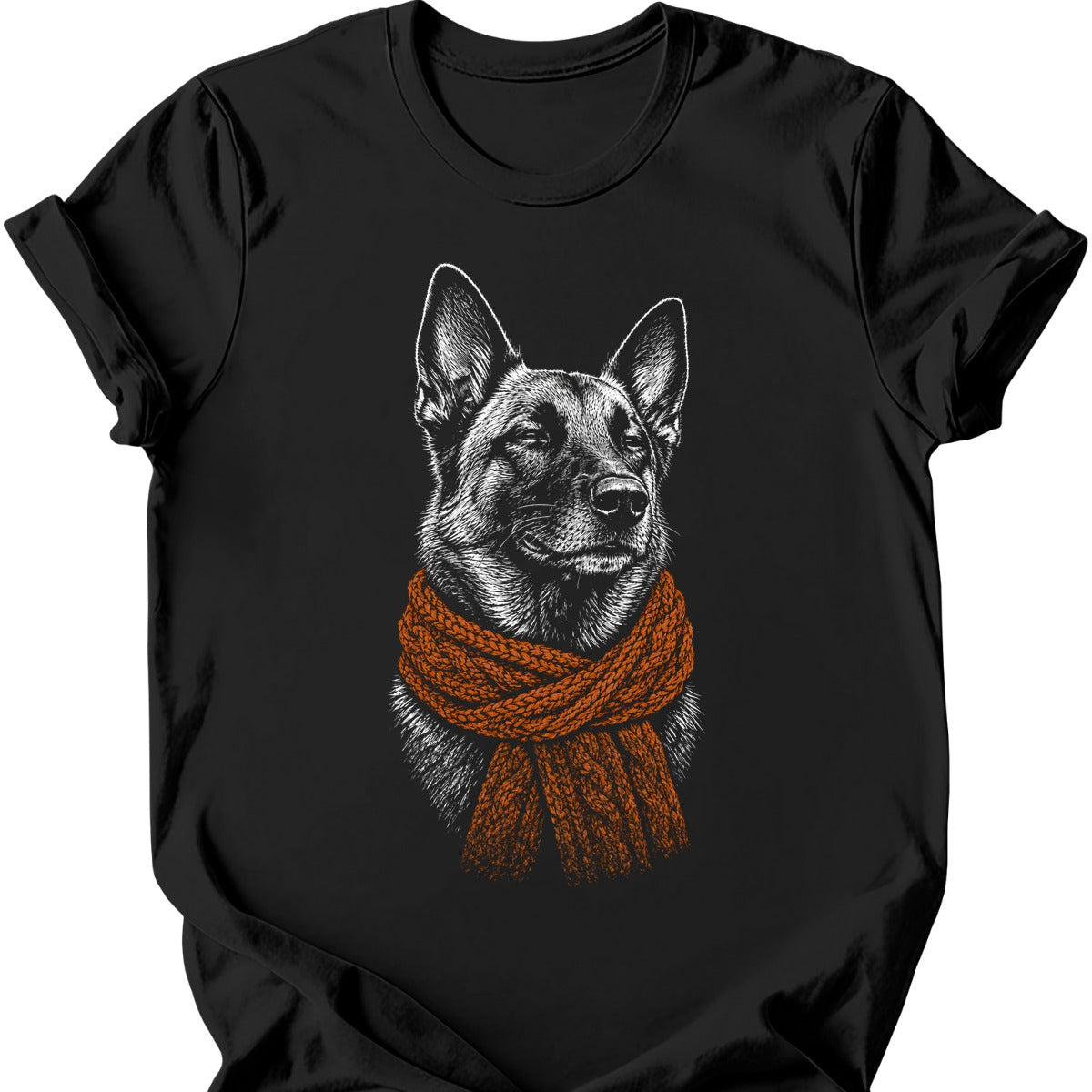 Belgian Malinois Winter Dog T Shirt Gift For Dog Lover