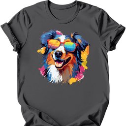Australian Shepherd Top Dog T Shirt Gift For Dog Lover