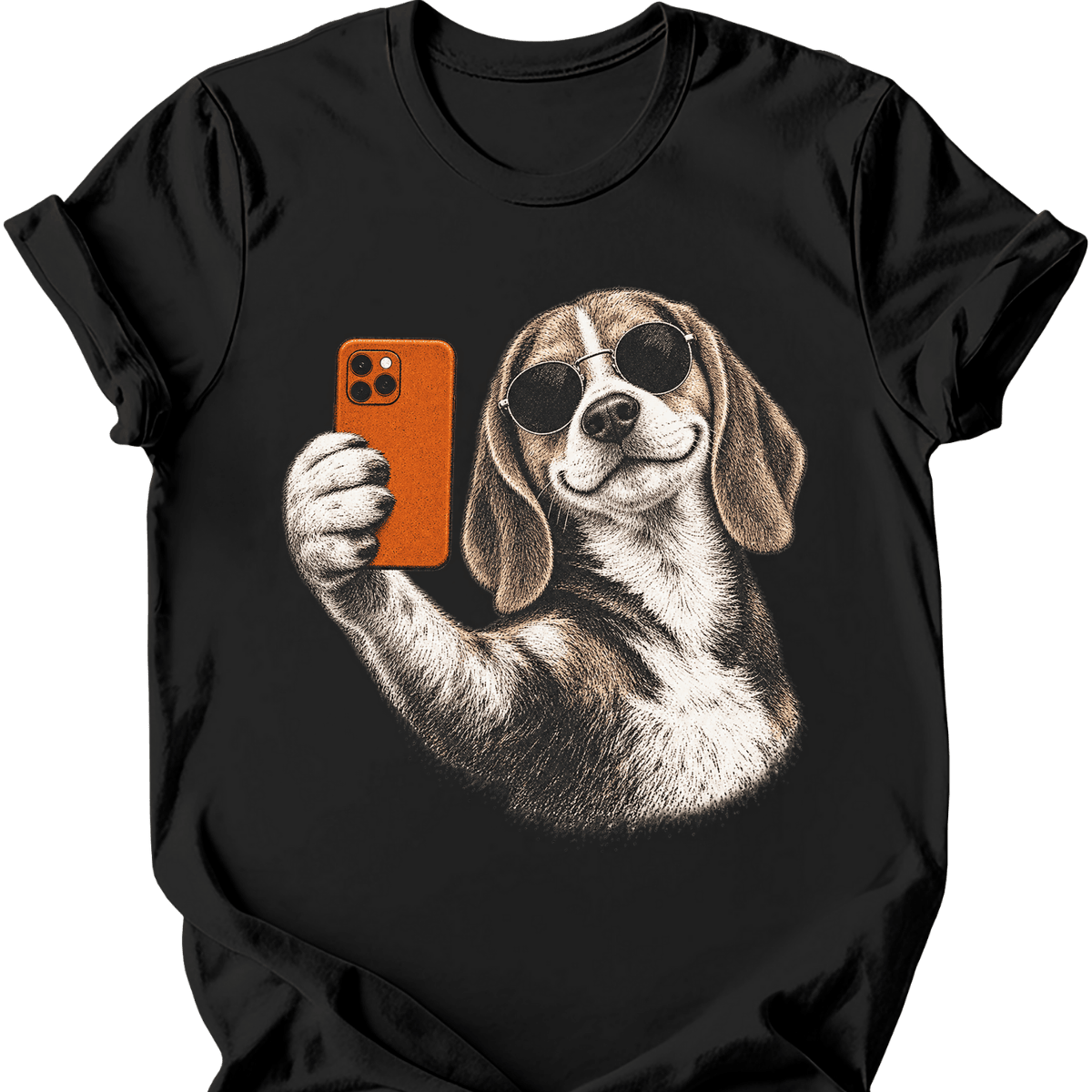 Beagle Selfie Dog T Shirt Gift For Dog Lover
