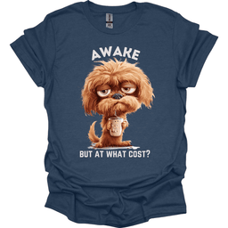 Awake But At What Cost 18 T Shirt Gift For Dog Lover