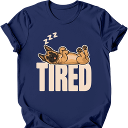 Belgian Malinois Tired Dog T Shirt Gift For Dog Lover