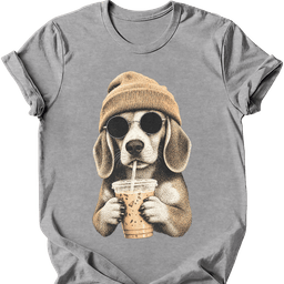 Beagle Hipster Dog T Shirt Gift For Dog Lover