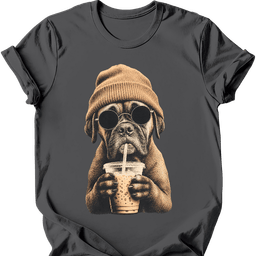 Boxer Hipster Dog T Shirt Gift For Dog Lover