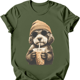 Bernedoodle Hipster Dog T Shirt Gift For Dog Lover