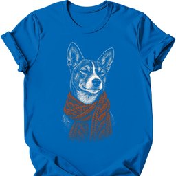 Basenji Winter Dog T Shirt Gift For Dog Lover