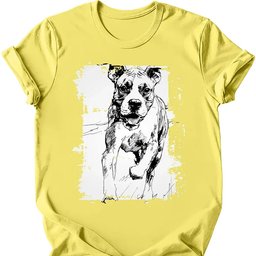 Boxer Running Dog T Shirt Gift For Dog Lover
