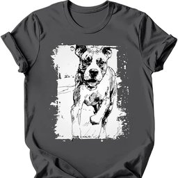Boxer Running Dog T Shirt Gift For Dog Lover