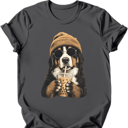 Bernese Mountain Dog Hipster Dog T Shirt Gift For Dog Lover