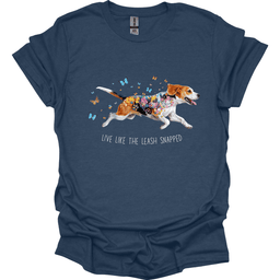 Beagle Live Like The Leash Snapped T Shirt Gift For Dog Lover