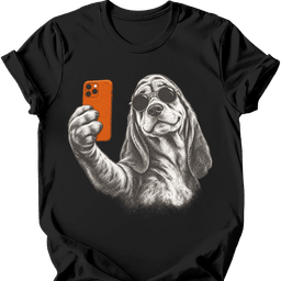 Bloodhound Selfie Dog T Shirt Gift For Dog Lover