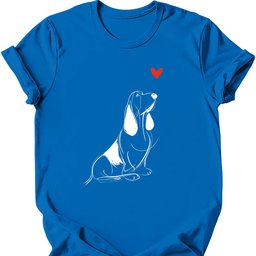 Basset Hound Sketch Dog T Shirt Gift For Dog Lover