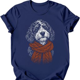 Bernedoodle Winter Dog T Shirt Gift For Dog Lover