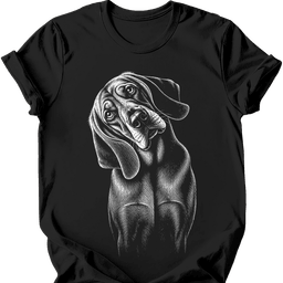 Bloodhound Tilted Dog T Shirt Gift For Dog Lover