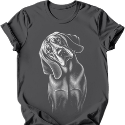 Bloodhound Tilted Dog T Shirt Gift For Dog Lover