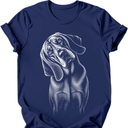 Bloodhound Tilted Dog T Shirt Gift For Dog Lover