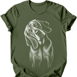 Bloodhound Tilted Dog T Shirt Gift For Dog Lover
