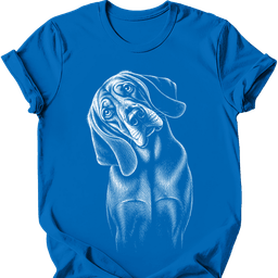 Bloodhound Tilted Dog T Shirt Gift For Dog Lover