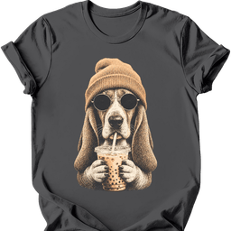 Basset Hound Hipster Dog T Shirt Gift For Dog Lover