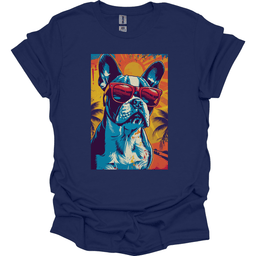 Boston Terrier Summer Dog T Shirt Gift For Dog Lover