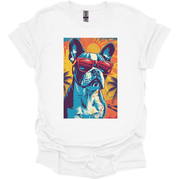 Boston Terrier Summer Dog T Shirt Gift For Dog Lover