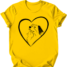 Bernese Mountain Dog Heart Dog T Shirt Gift For Dog Lover