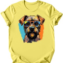 Border Terrier Top Dog T Shirt Gift For Dog Lover