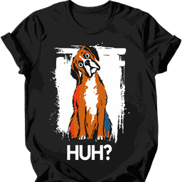 Boxer Huh Dog T Shirt Gift For Dog Lover