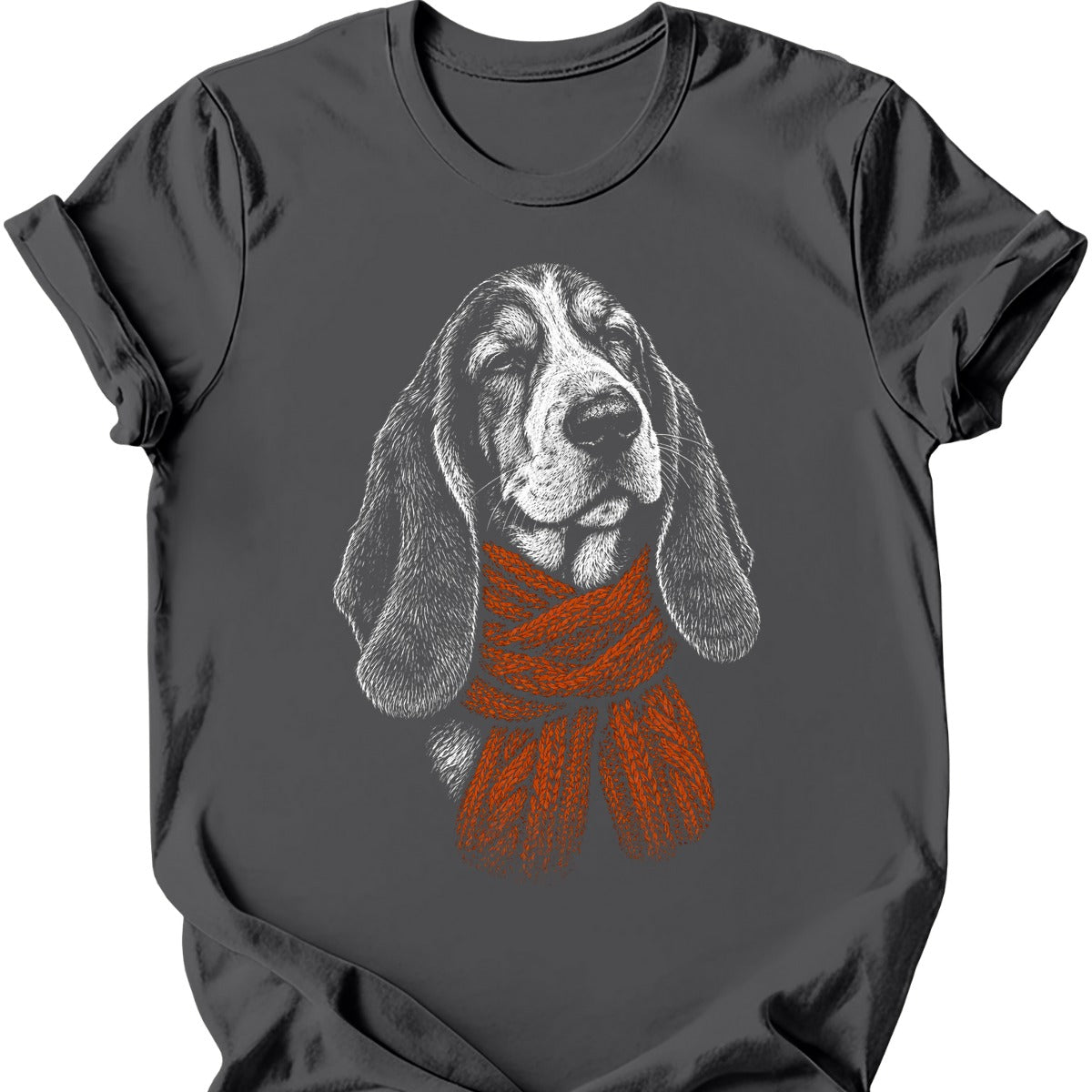 Basset Hound Winter Dog T Shirt Gift For Dog Lover