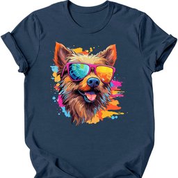 Australian Terrier Top Dog T Shirt Gift For Dog Lover