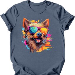 Australian Terrier Top Dog T Shirt Gift For Dog Lover