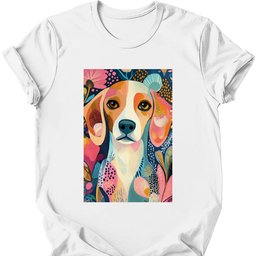 Beagle Boho Dog T Shirt Gift For Dog Lover