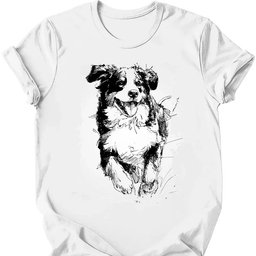 Bernese Mountain Dog Running Dog T Shirt Gift For Dog Lover