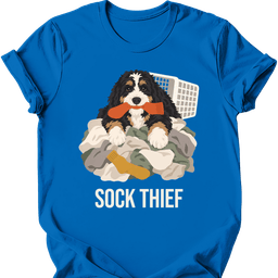 Bernedoodle Sock Thief T Shirt Gift For Dog Lover