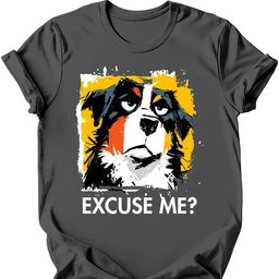 Bernese Mountain Dog Excuse Me Dog T Shirt Gift For Dog Lover