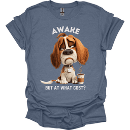 Awake But At What Cost 23 T Shirt Gift For Dog Lover