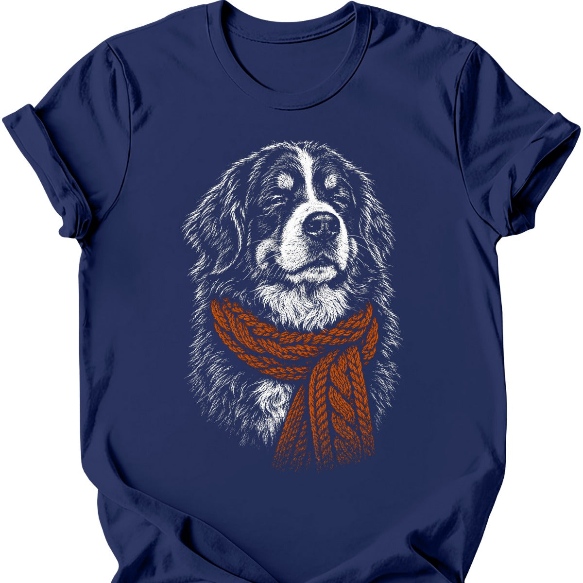 Bernese Mountain Dog Winter Dog T Shirt Gift For Dog Lover