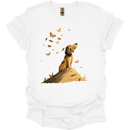 Basset Hound Fall Dog T Shirt Gift For Dog Lover
