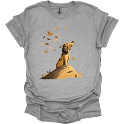 Basset Hound Fall Dog T Shirt Gift For Dog Lover