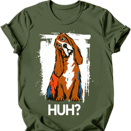 Bloodhound Huh Dog T Shirt Gift For Dog Lover