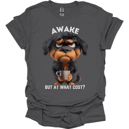 Awake But At What Cost 19 T Shirt Gift For Dog Lover