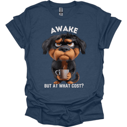 Awake But At What Cost 19 T Shirt Gift For Dog Lover