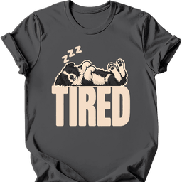 Border Collie Tired Dog T Shirt Gift For Dog Lover